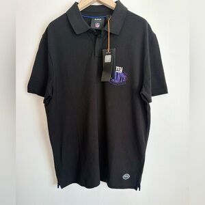 BOSS x NFL New York Giants Polo Shirt Black NWT Official Collaboration